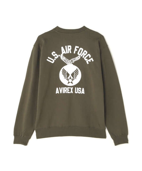 《WEB&DEPOT限定》USAF CREWNECK SWEAT / USAF クルーネック スウェット / AVIREX 