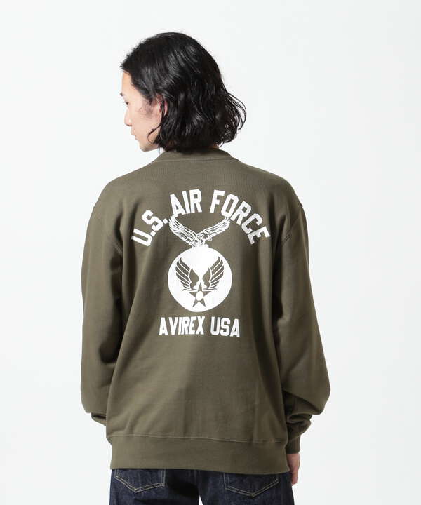 《WEB&DEPOT限定》USAF CREWNECK SWEAT / USAF クルーネック スウェット / AVIREX 