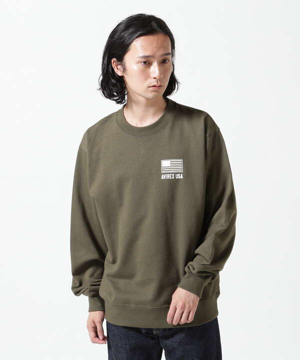 《WEB&DEPOT限定》USAF CREWNECK SWEAT / USAF クルーネック スウェット / AVIREX 