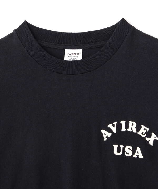 《AVIREX × PEANUTS》LONGSLEEVE　T-SHIRT "FLYING ACE" /長袖Tシャツ "フライング エース" 