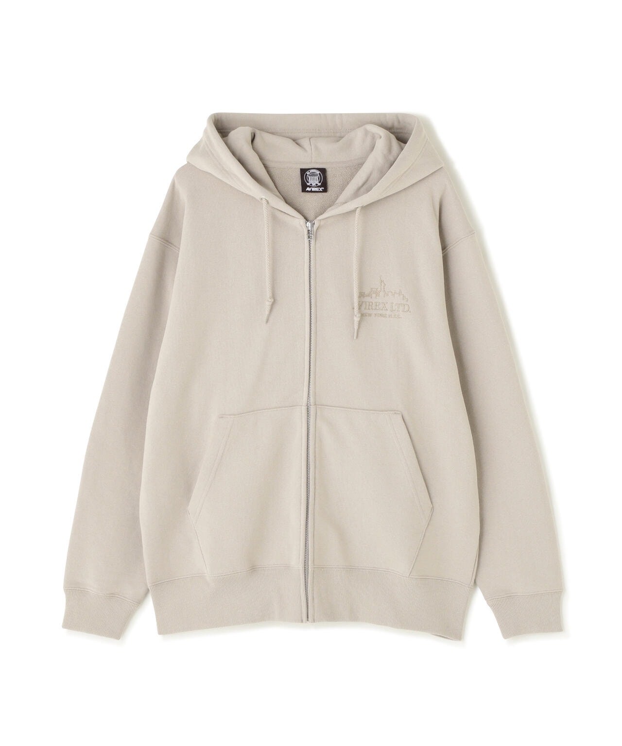 VARSITY LOGO ZIP SWEAT PARKA NYC / ジップ スウェット パーカー