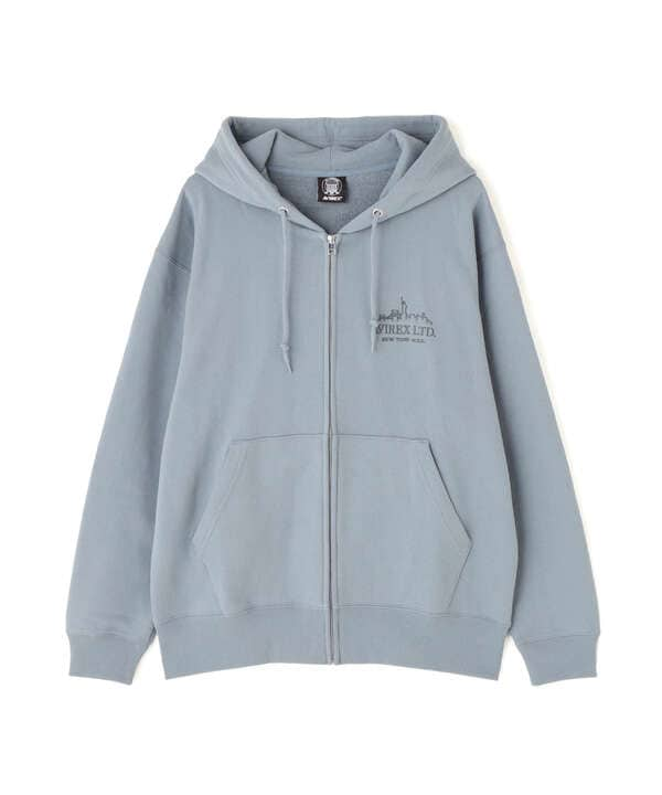 VARSITY LOGO ZIP SWEAT PARKA NYC / ジップ スウェット パーカー