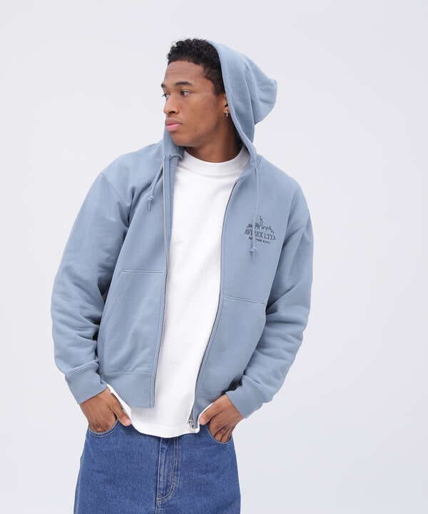 VARSITY LOGO ZIP SWEAT PARKA NYC / ジップ スウェット パーカー