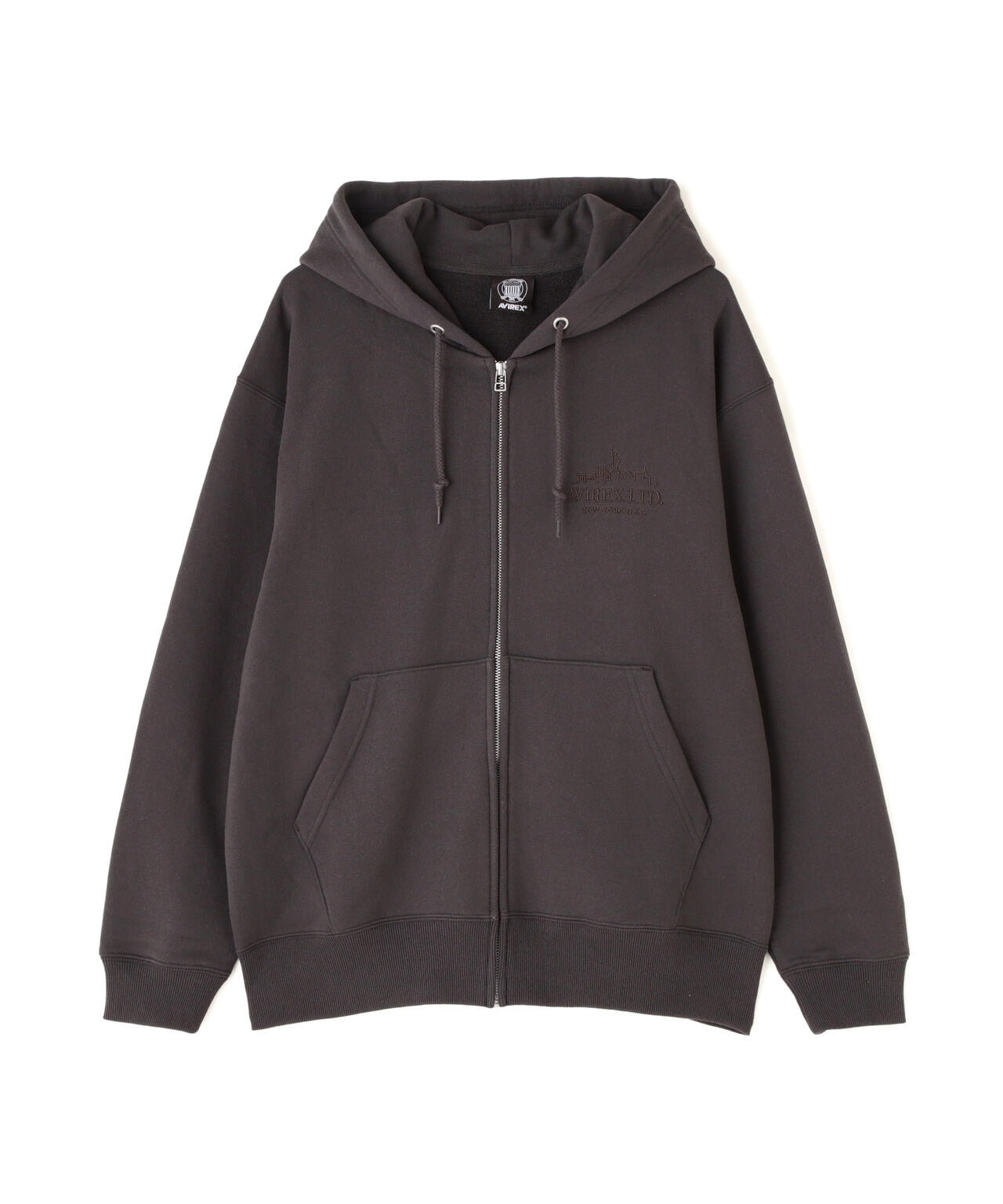 VARSITY LOGO ZIP SWEAT PARKA NYC / ジップ スウェット パーカー