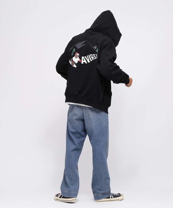 《WEB限定》BEAR SNOW BOARD HOODIE / ベア スノーボード フーディー