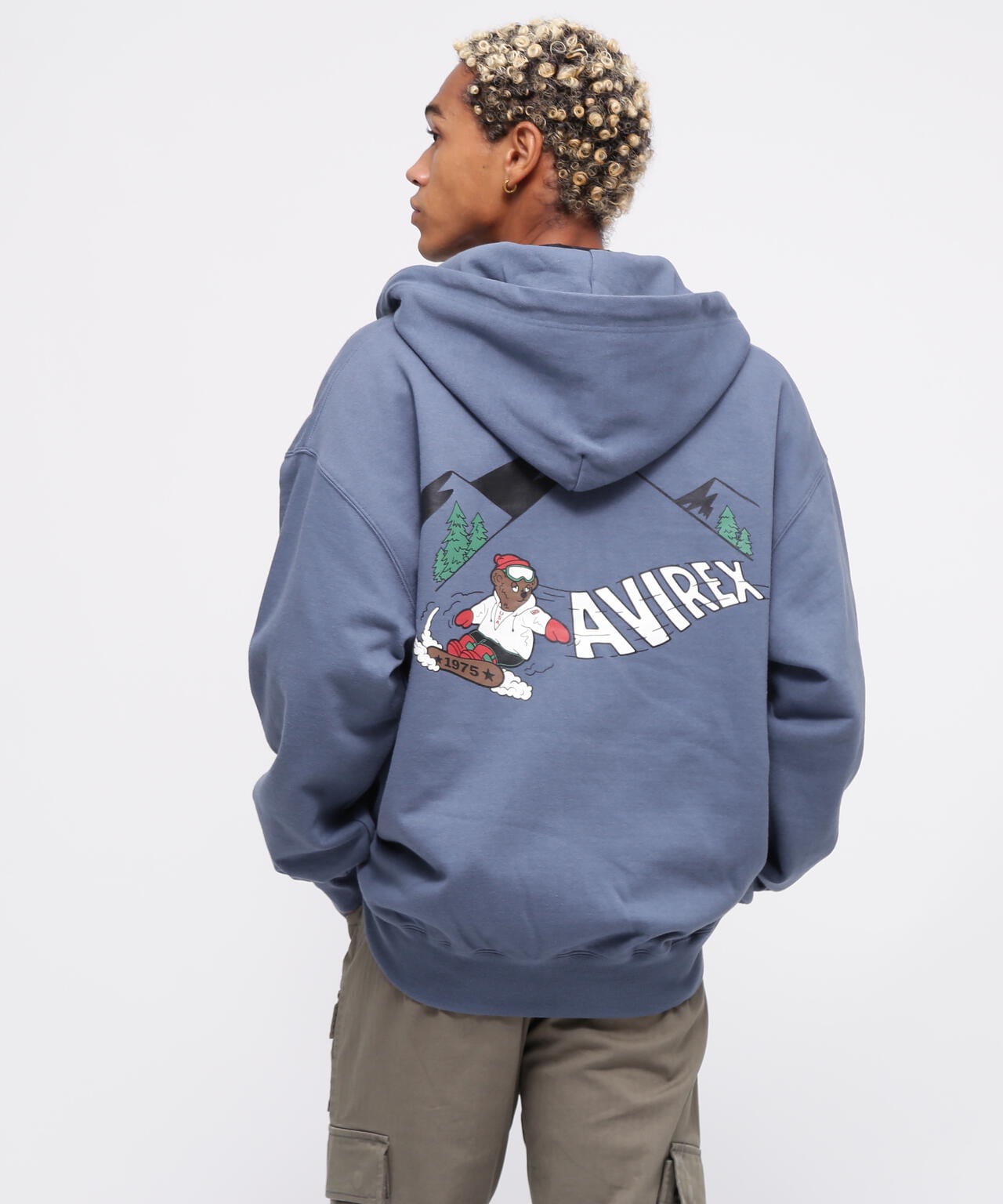 WEB限定》BEAR SNOW BOARD HOODIE / ベア スノーボード フーディー | AVIREX ( アヴィレックス ) | US  ONLINE STORE（US オンラインストア）