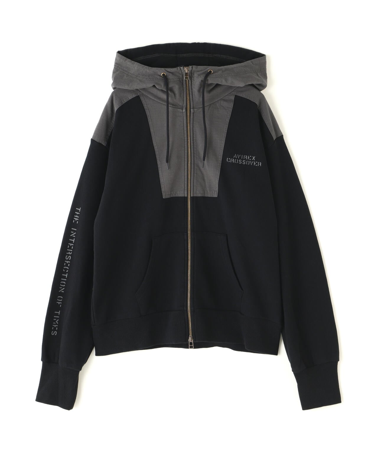 《CROSSOVER》RIPSTOP COMBI PARKA/リップストップコンビパーカー クロスオーバー