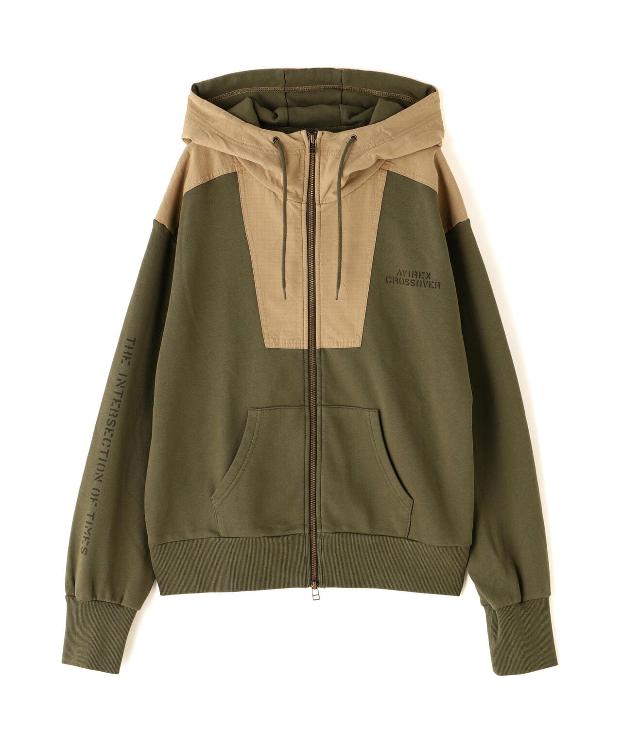 《CROSSOVER》RIPSTOP COMBI PARKA/リップストップコンビパーカー クロスオーバー