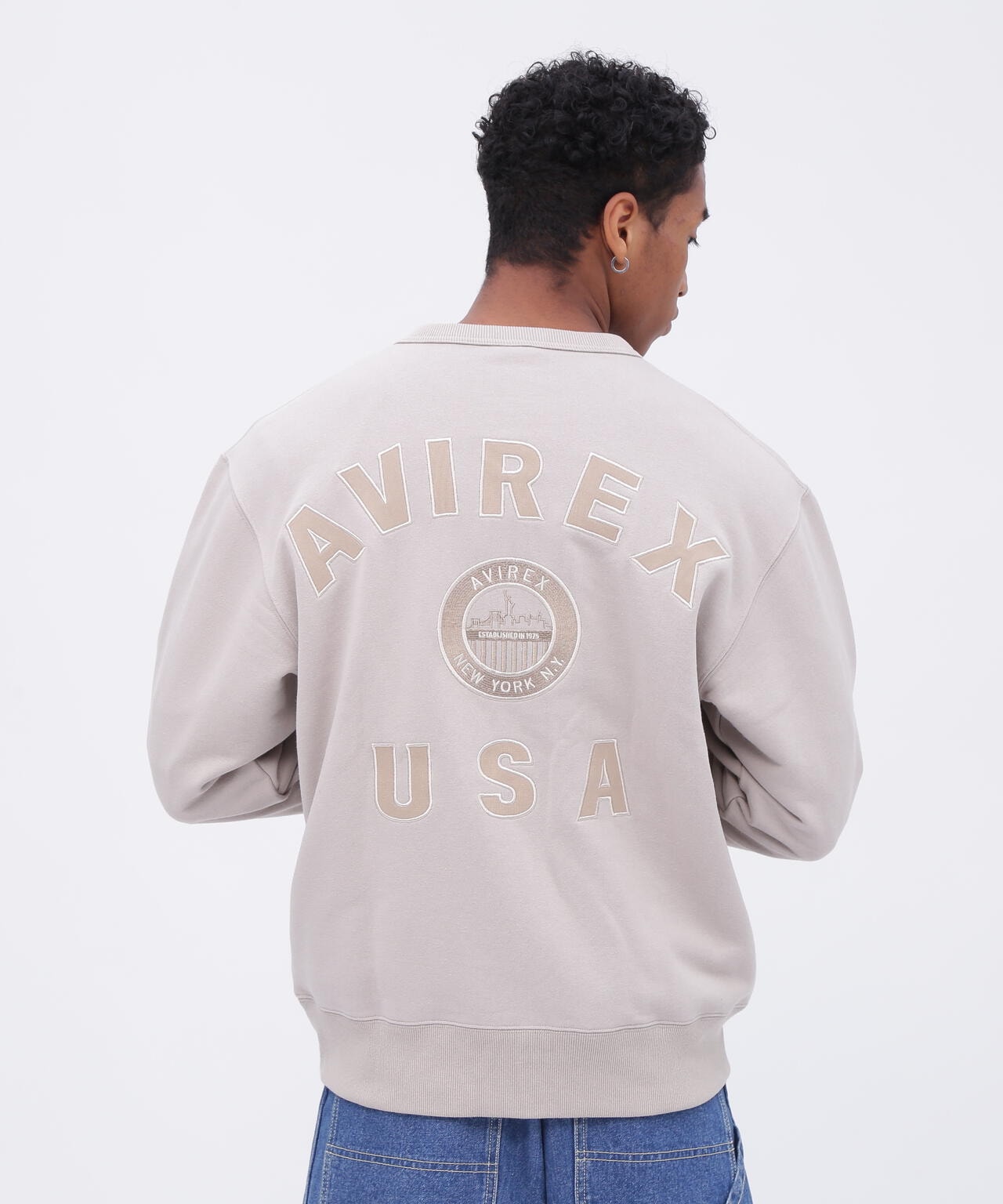 VARSITY LOGO CREWNECK SWEAT NYC / クルーネック スウェット