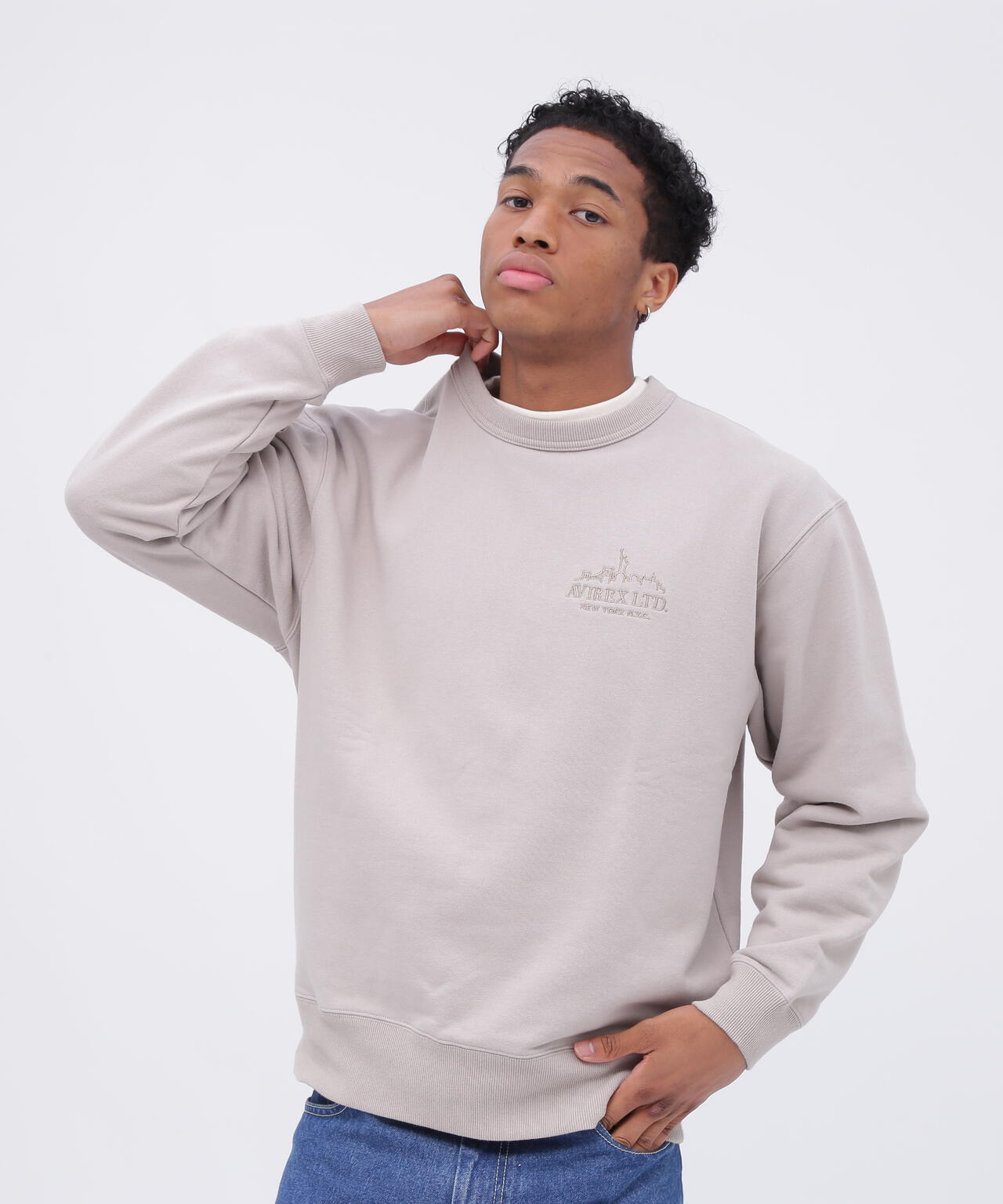 VARSITY LOGO CREWNECK SWEAT NYC / クルーネック スウェット