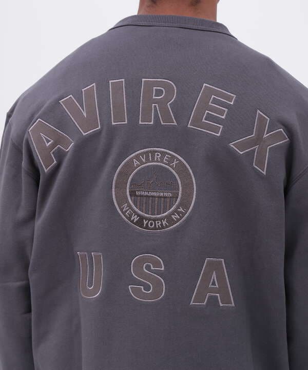 VARSITY LOGO CREWNECK SWEAT NYC / クルーネック スウェット