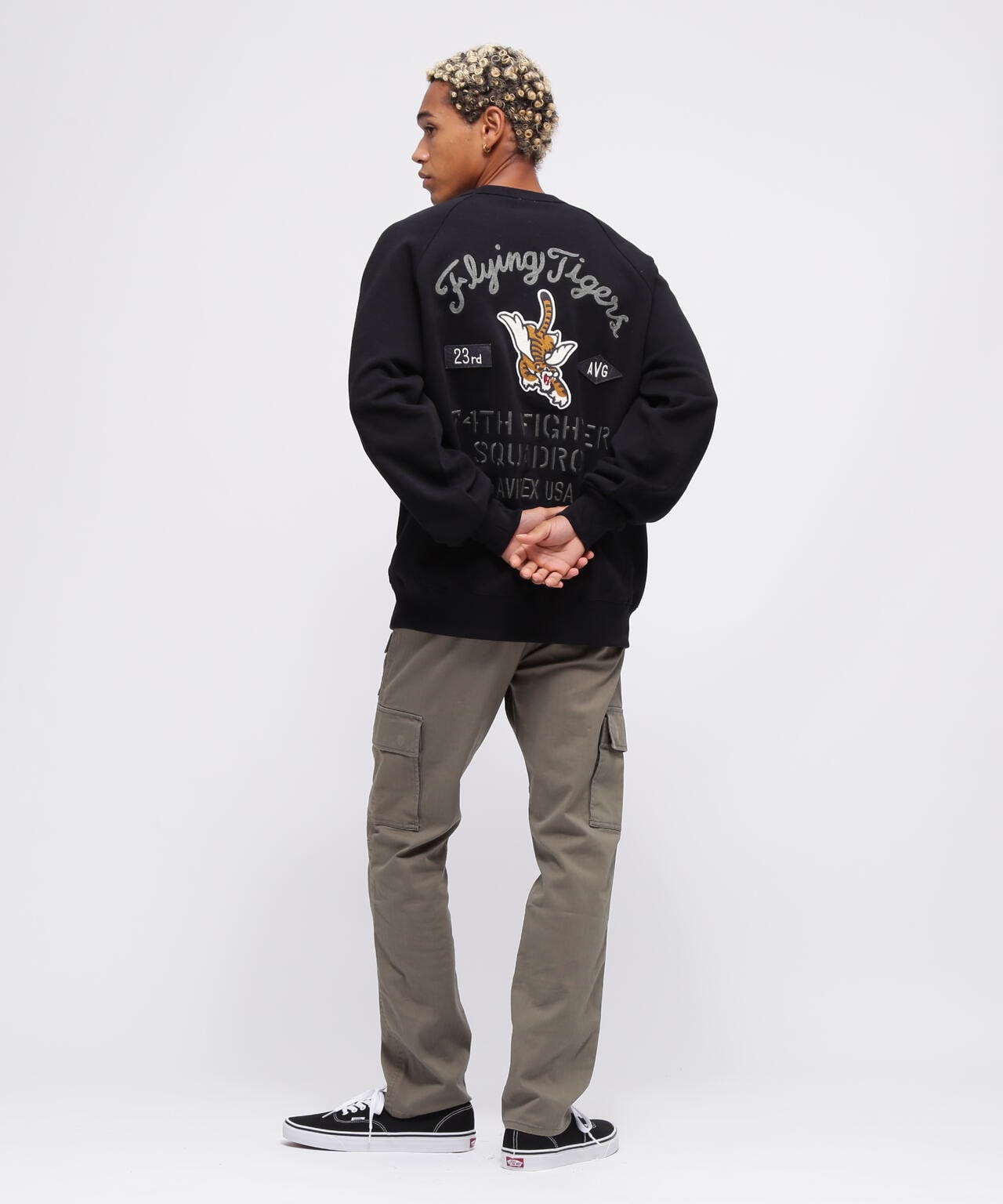 CREWNECK SWEAT FRYING TIGERS / クルーネックスウェット フライングタイガース / AVIREX