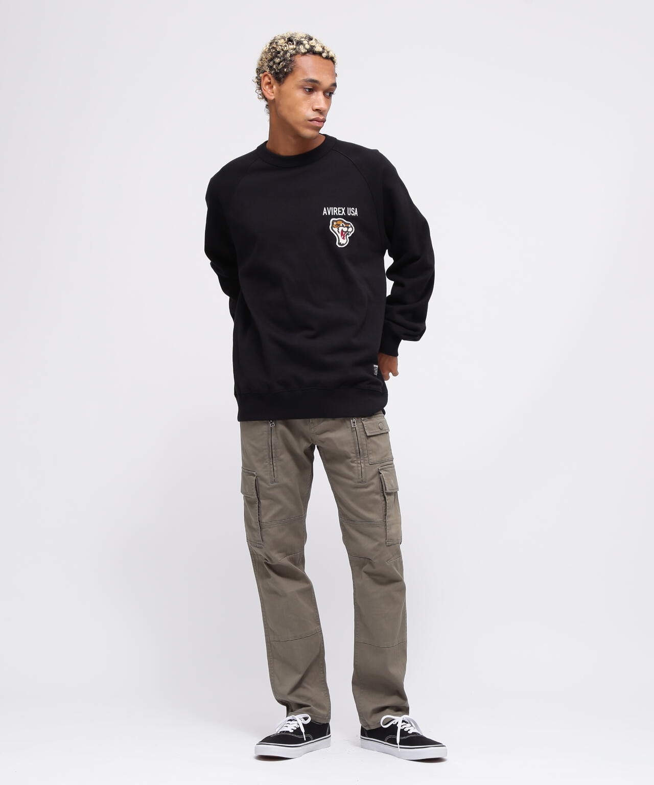 CREWNECK SWEAT FRYING TIGERS / クルーネックスウェット フライングタイガース / AVIREX