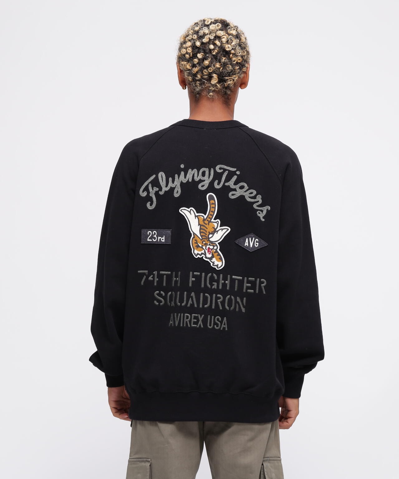 CREWNECK SWEAT FRYING TIGERS / クルーネックスウェット フライングタイガース / AVIREX