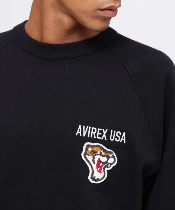 CREWNECK SWEAT FRYING TIGERS / クルーネックスウェット フライングタイガース / AVIREX