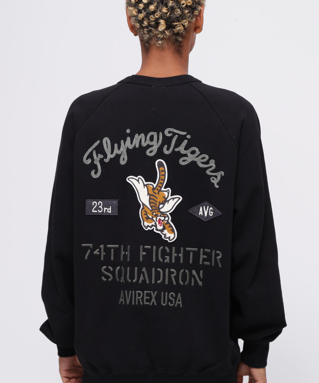 CREWNECK SWEAT FRYING TIGERS / クルーネックスウェット フライングタイガース / AVIREX