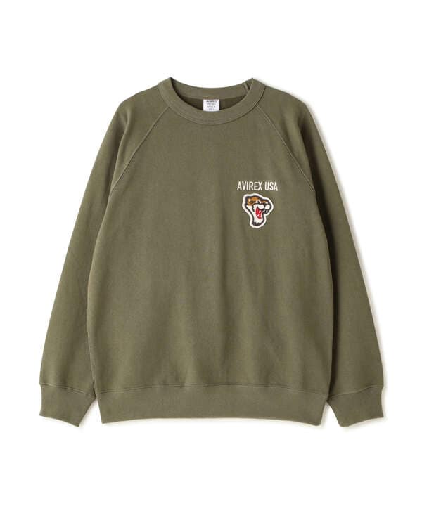 CREWNECK SWEAT FRYING TIGERS / クルーネックスウェット フライングタイガース / AVIREX