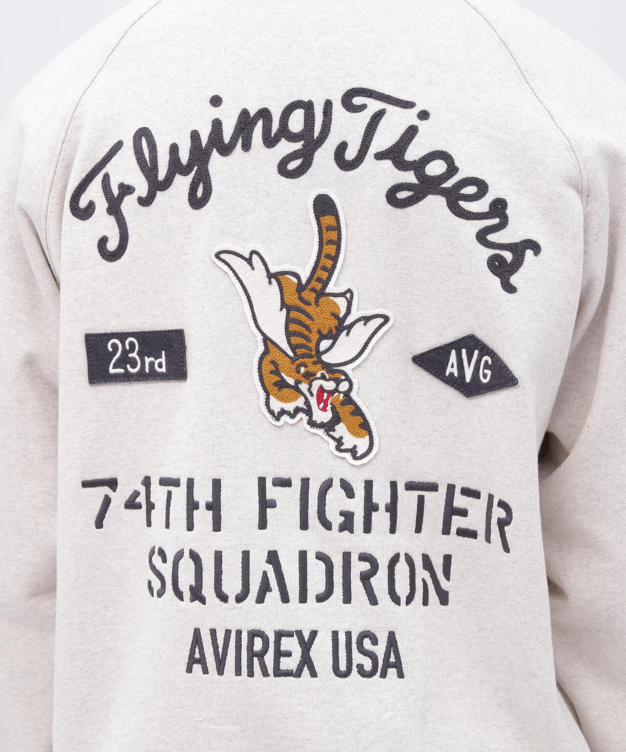 CREWNECK SWEAT FRYING TIGERS / クルーネックスウェット フライングタイガース / AVIREX