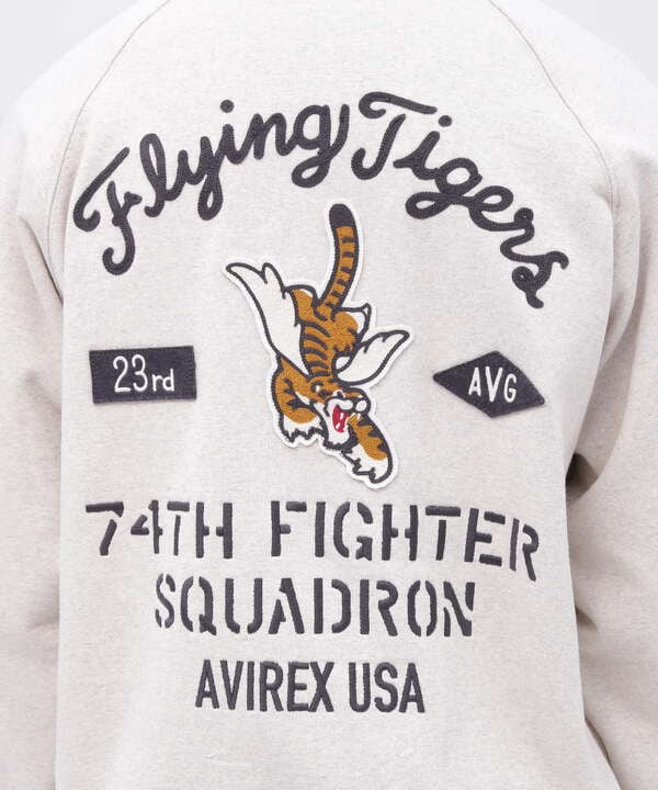 CREWNECK SWEAT FRYING TIGERS / クルーネックスウェット フライングタイガース / AVIREX