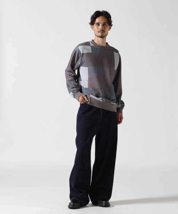 CREW NECK SWAET GEOMETRY / クルー ネック スウェット ジオメトリー / AVIREX / アヴィレックス