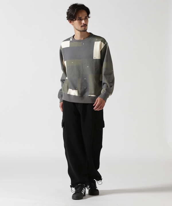 CREW NECK SWAET GEOMETRY / クルー ネック スウェット ジオメトリー / AVIREX / アヴィレックス