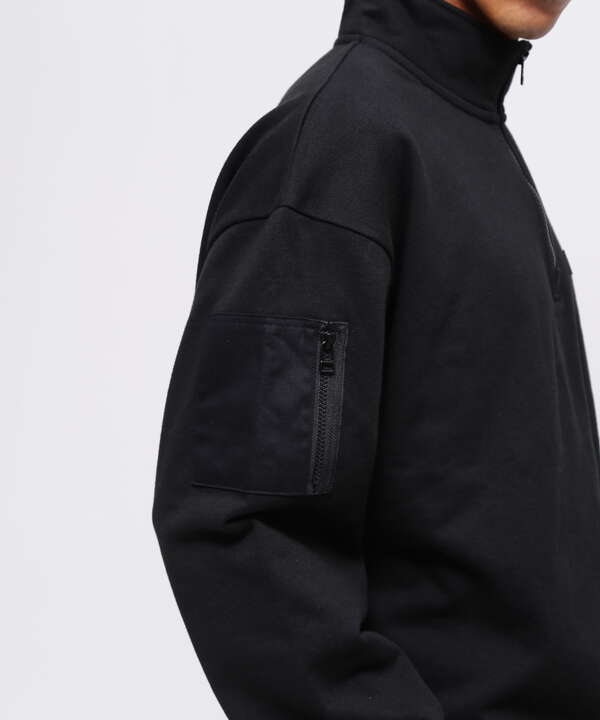 《WEB限定》HALF ZIP FATIGUE SWEAT/ハーフジップ ファティーグ スウェット