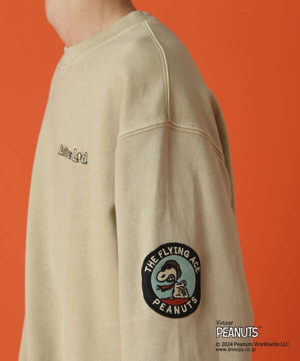 《AVIREX × PEANUTS》CREWNECK SWEAT "FLYING ACE" / クルーネック スウェット 