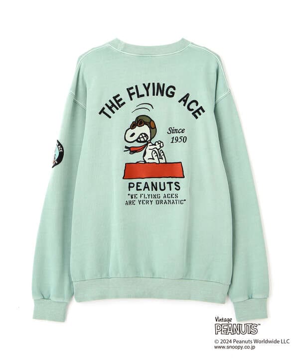 《AVIREX × PEANUTS》CREWNECK SWEAT "FLYING ACE" / クルーネック スウェット 