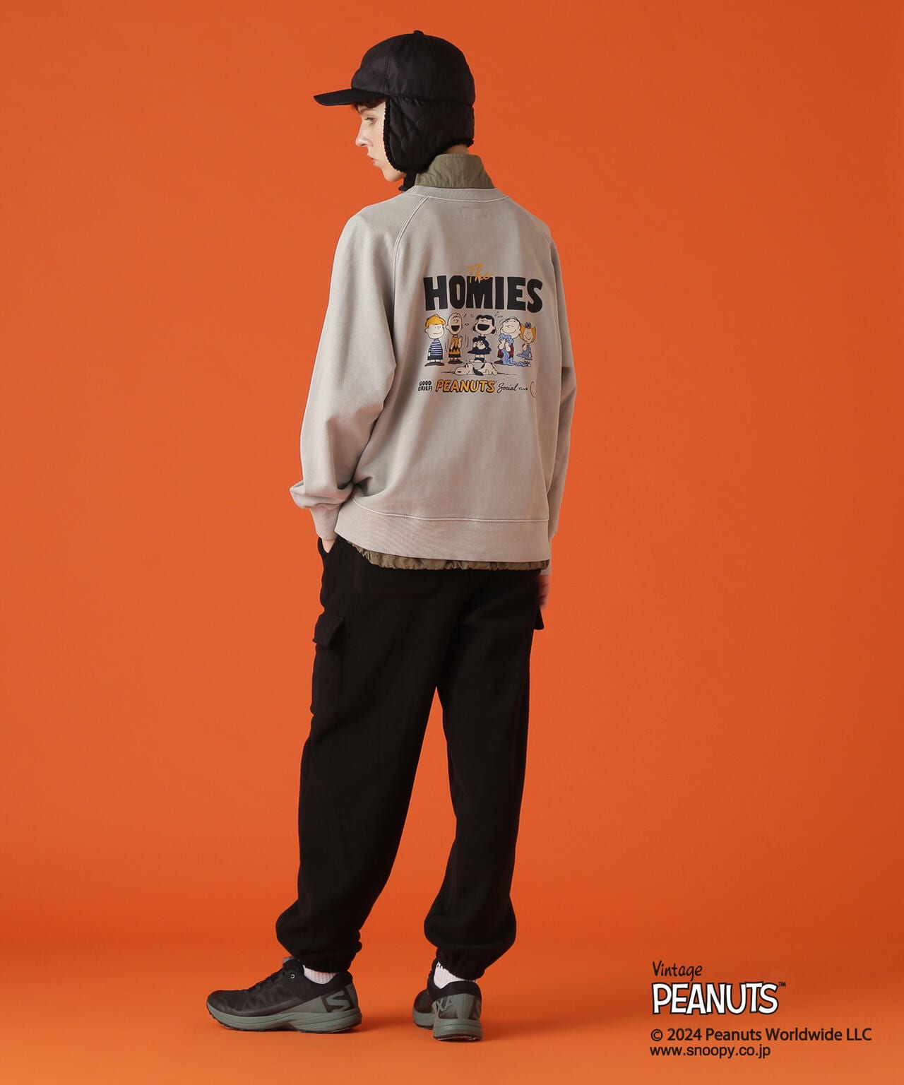 《AVIREX×PEANUTS》HOMIES SWEAT/アヴィレックス×ピーナッツ ホーミーズ スウェット