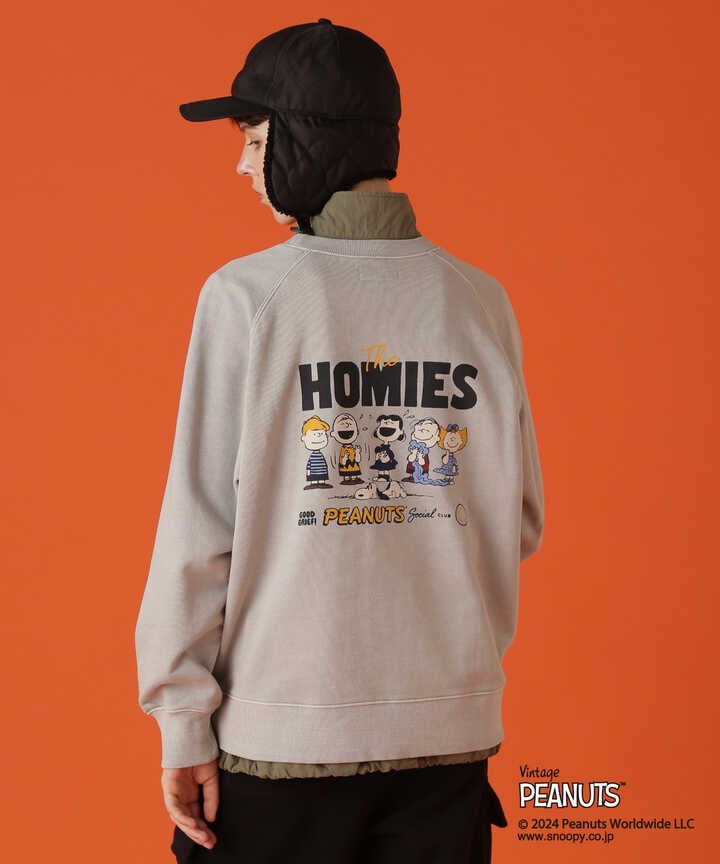 《AVIREX×PEANUTS》HOMIES SWEAT/アヴィレックス×ピーナッツ ホーミーズ スウェット