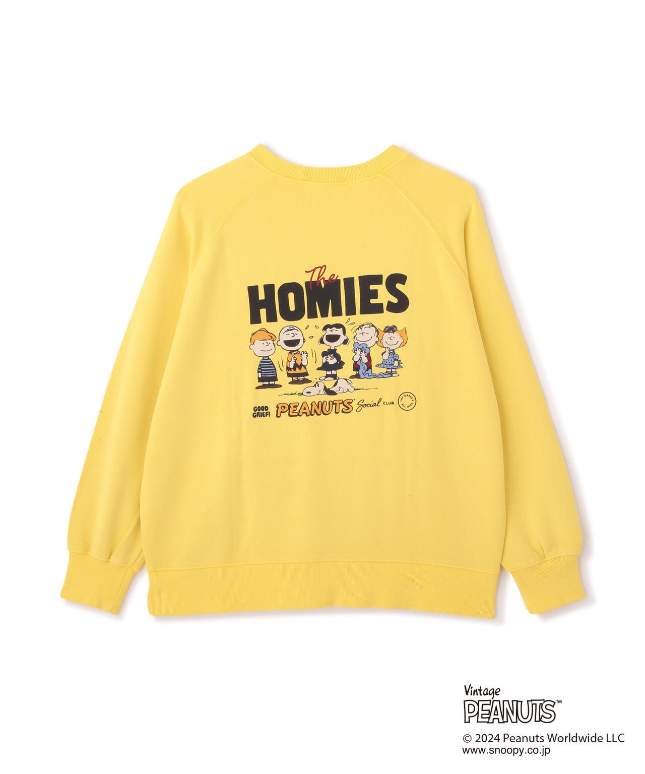 《AVIREX×PEANUTS》HOMIES SWEAT/アヴィレックス×ピーナッツ ホーミーズ スウェット