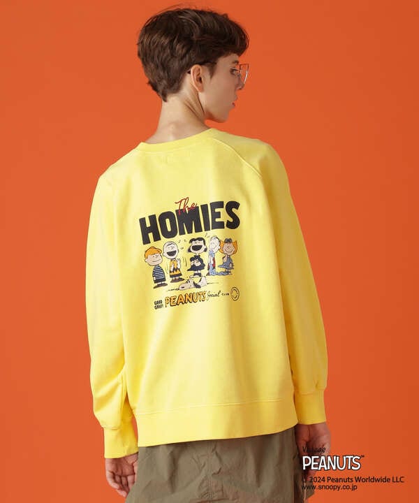 《AVIREX×PEANUTS》HOMIES SWEAT/アヴィレックス×ピーナッツ ホーミーズ スウェット