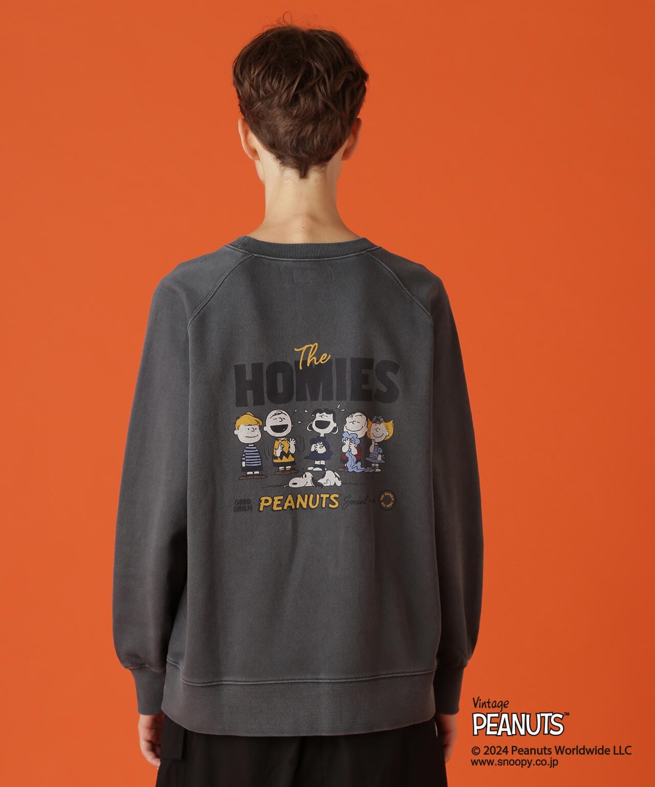 《AVIREX×PEANUTS》HOMIES SWEAT/アヴィレックス×ピーナッツ ホーミーズ スウェット