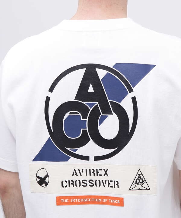 《CROSSOVER》PATCH T-SHIRT / クロスオーバー パッチ Tシャツ / AVIREX / アヴィレックス