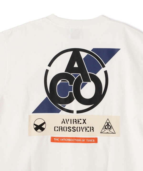 《CROSSOVER》PATCH T-SHIRT / クロスオーバー パッチ Tシャツ / AVIREX / アヴィレックス