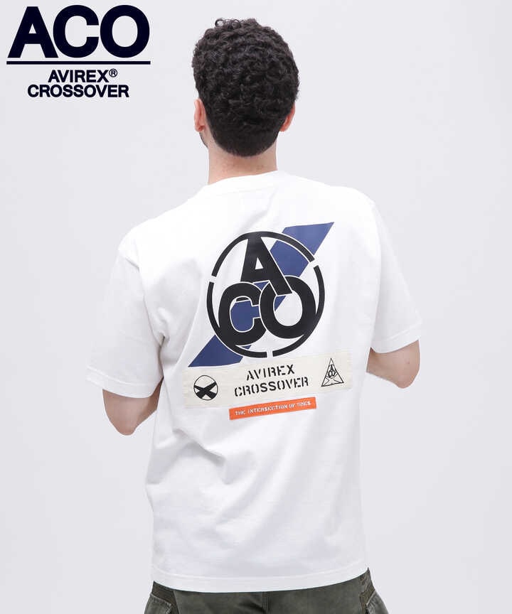 《CROSSOVER》PATCH T-SHIRT / クロスオーバー パッチ Tシャツ / AVIREX / アヴィレックス