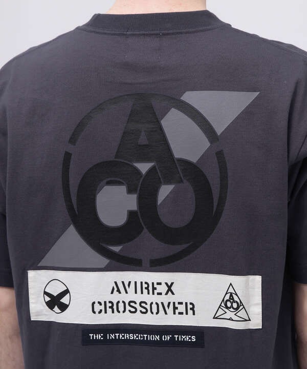 《CROSSOVER》PATCH T-SHIRT / クロスオーバー パッチ Tシャツ / AVIREX / アヴィレックス