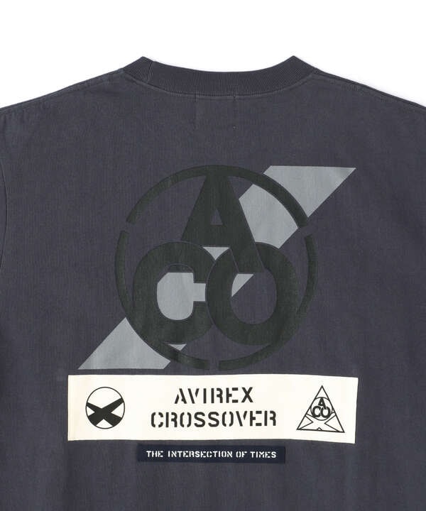 《CROSSOVER》PATCH T-SHIRT / クロスオーバー パッチ Tシャツ / AVIREX / アヴィレックス