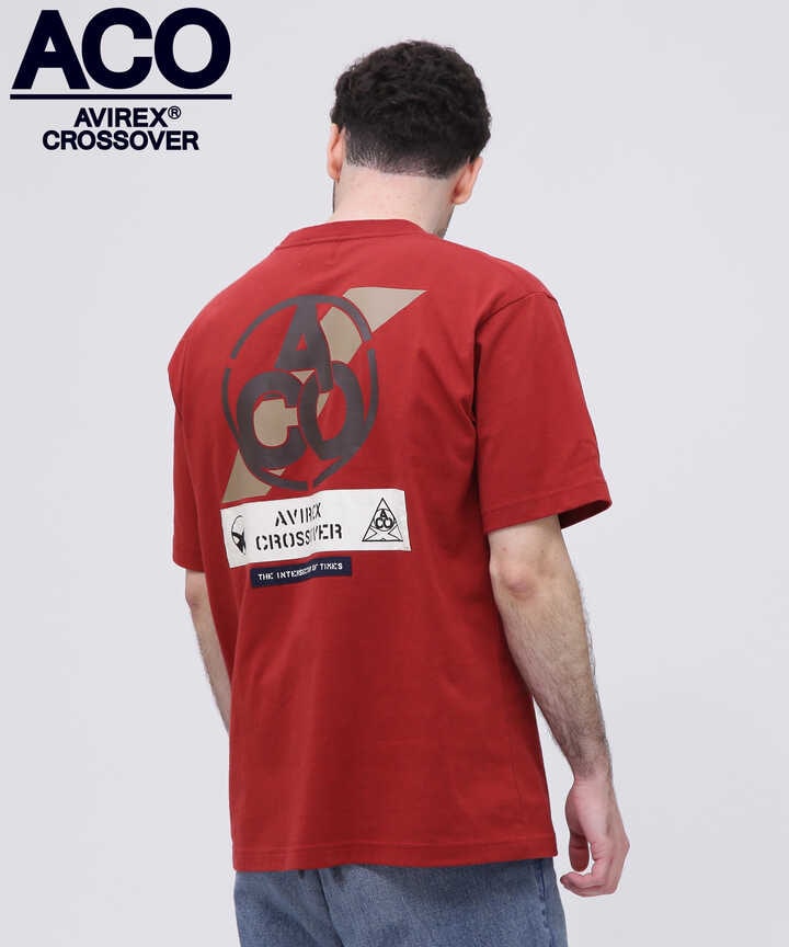 《CROSSOVER》PATCH T-SHIRT / クロスオーバー パッチ Tシャツ / AVIREX / アヴィレックス