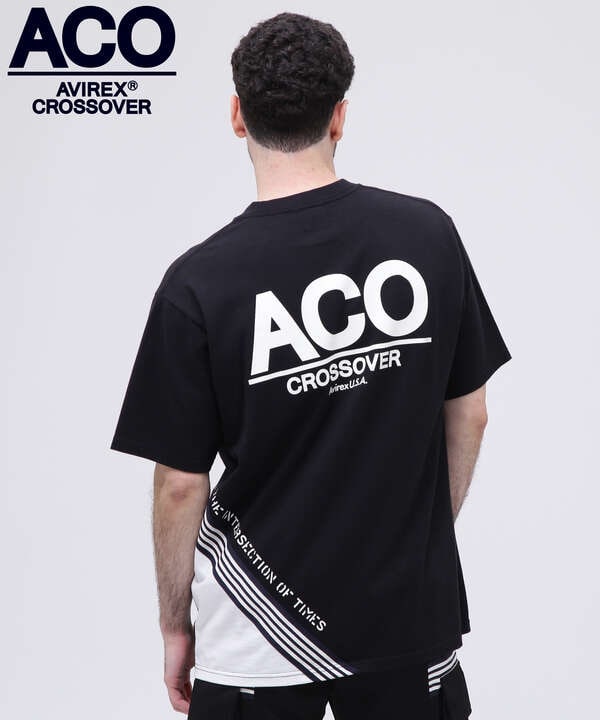 《CROSSOVER》LINE T-SHIRT / クロスオーバー ライン Tシャツ / AVIREX / アヴィレックス