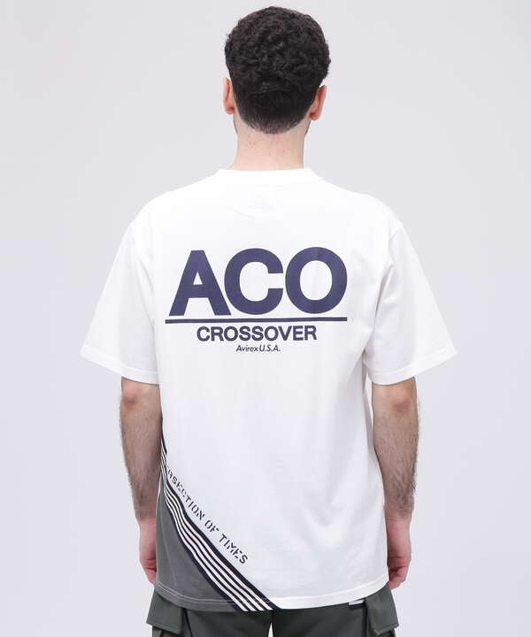 《CROSSOVER》LINE T-SHIRT / クロスオーバー ライン Tシャツ / AVIREX / アヴィレックス