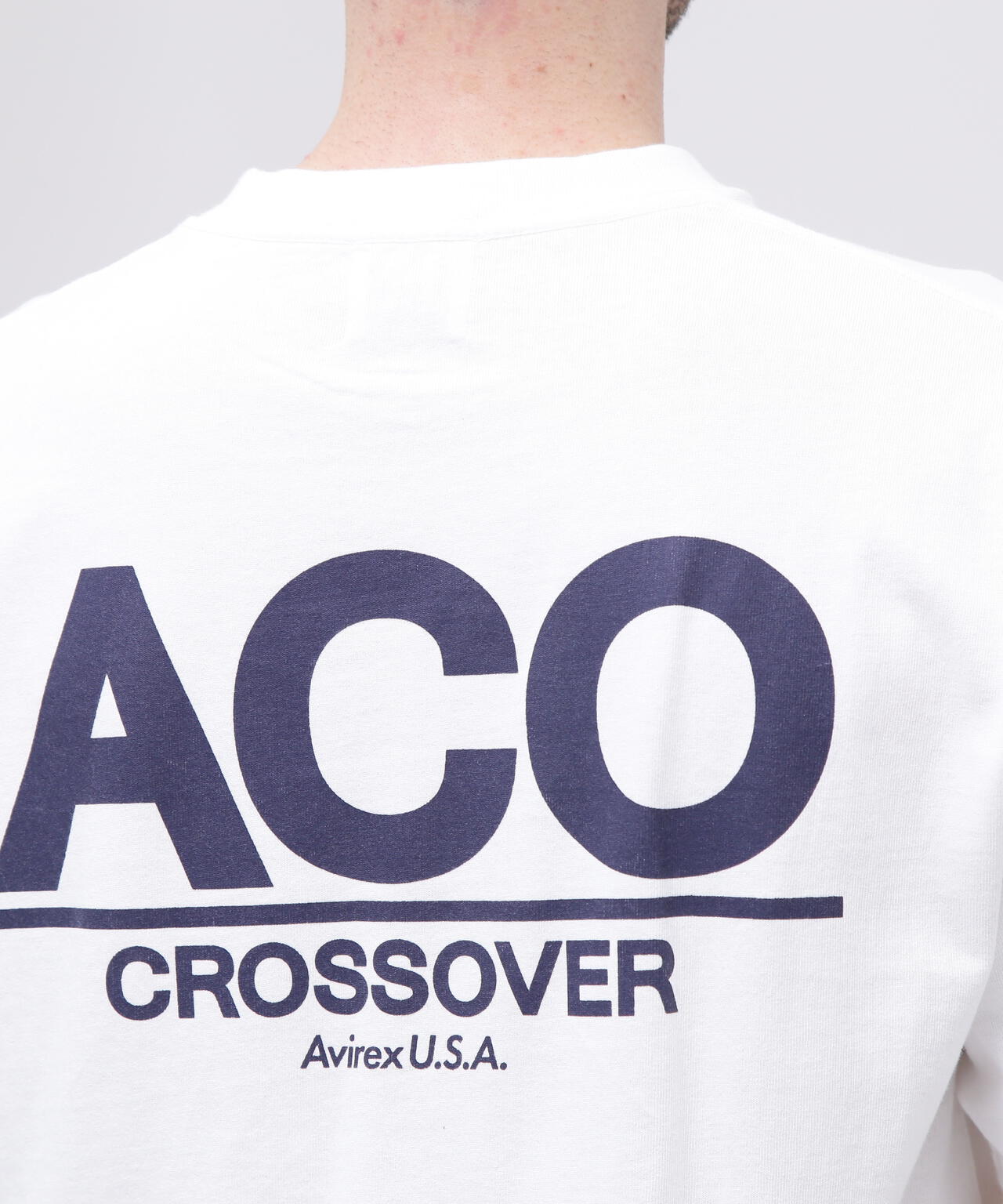 《CROSSOVER》LINE T-SHIRT / クロスオーバー ライン Tシャツ / AVIREX / アヴィレックス