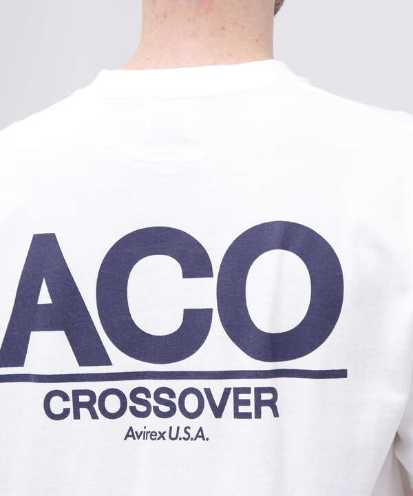 《CROSSOVER》LINE T-SHIRT / クロスオーバー ライン Tシャツ / AVIREX / アヴィレックス