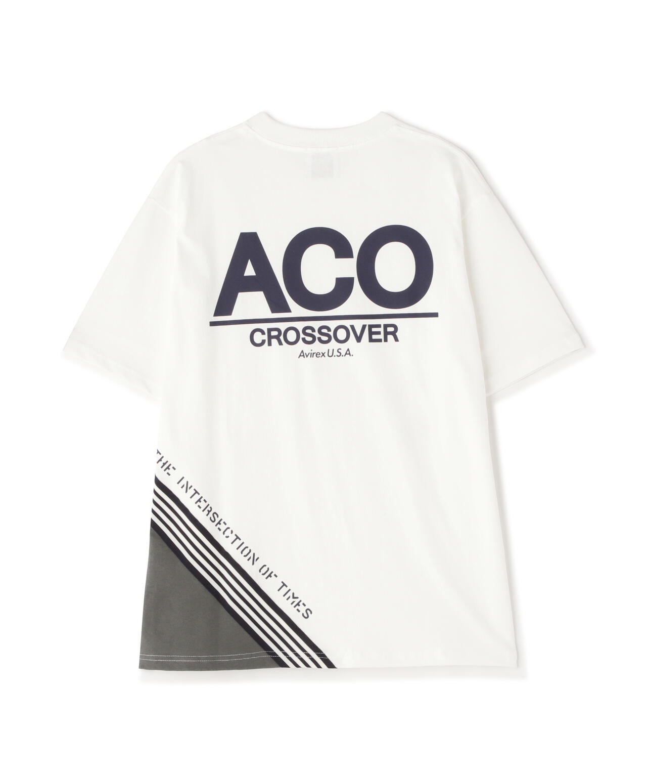 《CROSSOVER》LINE T-SHIRT / クロスオーバー ライン Tシャツ / AVIREX / アヴィレックス