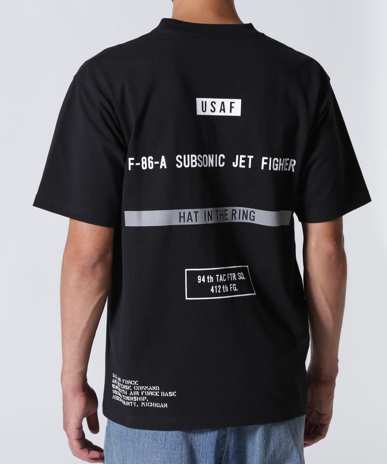 《直営店限定》STENCIL T-SHIRT "HAT IN THE RING" / ステンシル Tシャツ "ハット イン ザ リング" /