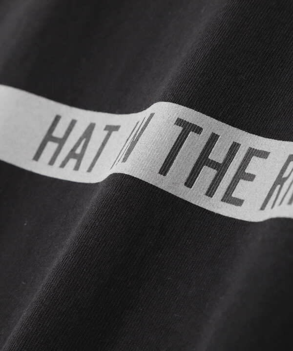 《直営店限定》STENCIL T-SHIRT "HAT IN THE RING" / ステンシル Tシャツ "ハット イン ザ リング" /