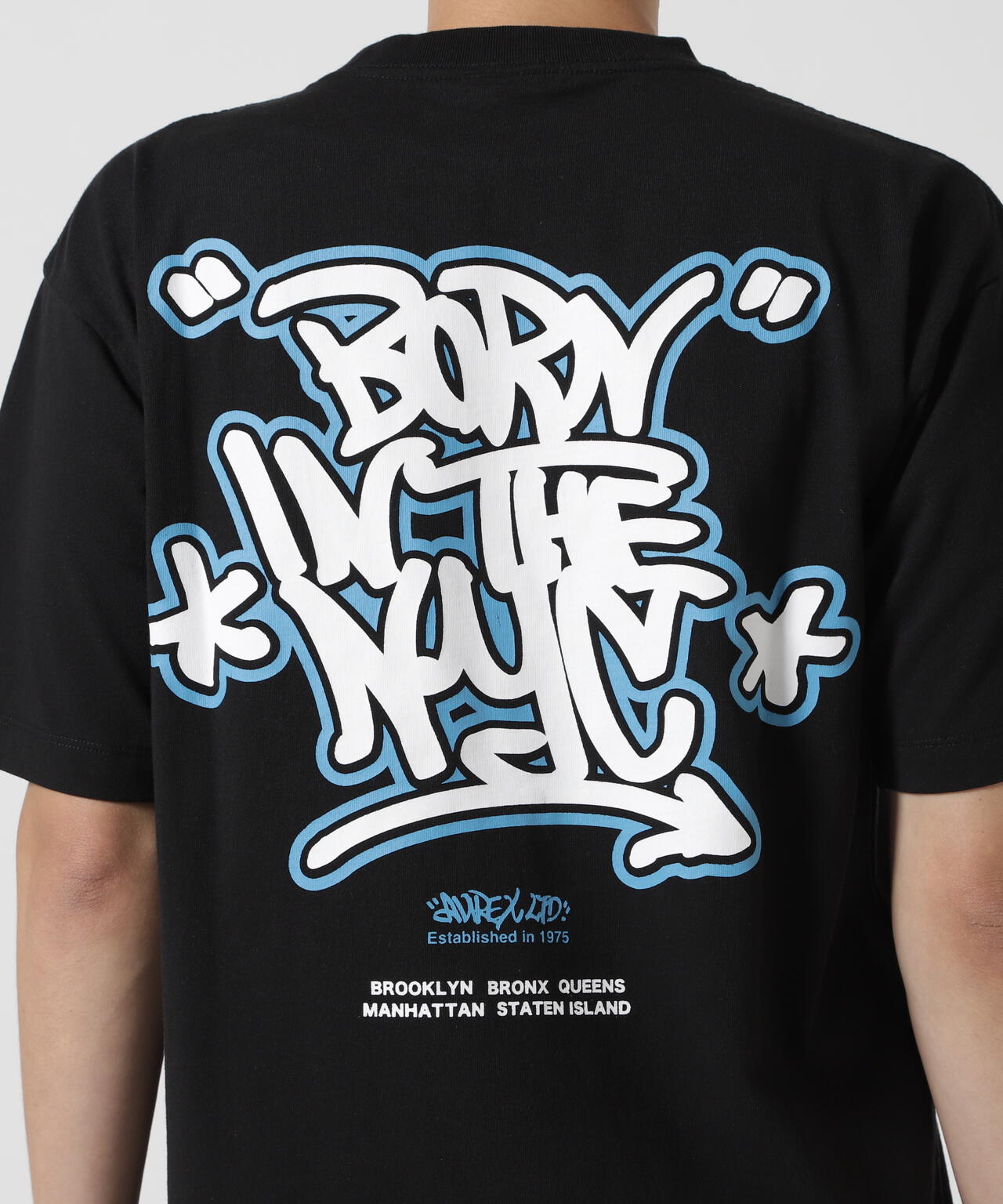 《直営店限定》GRAFFITI T-SHIRT "BORN IN THE NYC" / グラフィティ Tシャツ "ボーン イン ザ ニューヨ