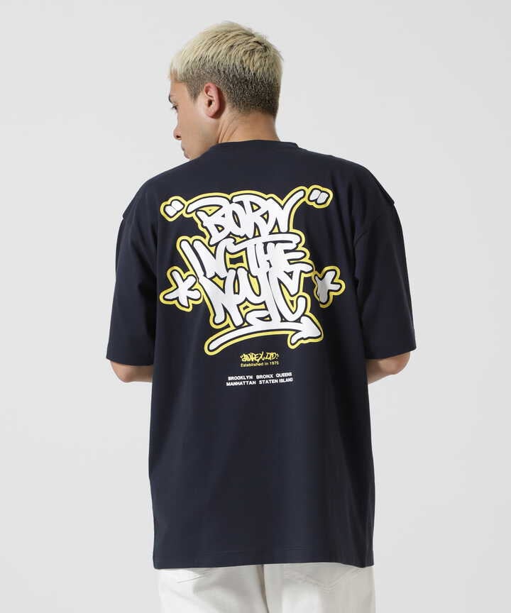 《直営店限定》GRAFFITI T-SHIRT ”BORN IN THE NYC” / グラフィティ Tシャツ ”ボーン イン ザ ニューヨ