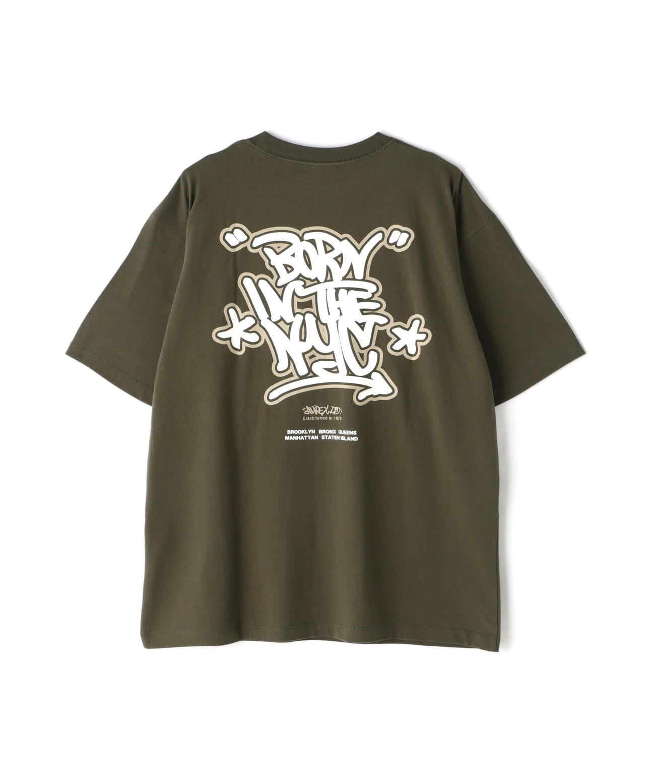 《直営店限定》GRAFFITI T-SHIRT "BORN IN THE NYC" / グラフィティ Tシャツ "ボーン イン ザ ニューヨ