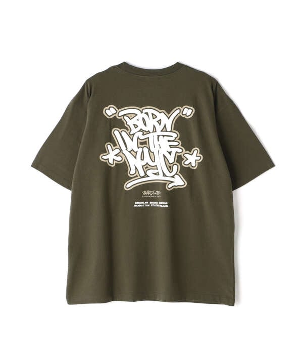 《直営店限定》GRAFFITI T-SHIRT "BORN IN THE NYC" / グラフィティ Tシャツ "ボーン イン ザ ニューヨ